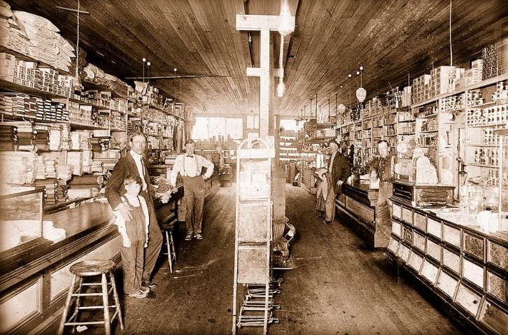 People in a general store