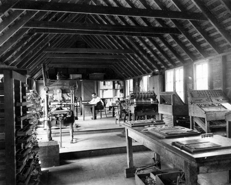 Printing shop on Norfolk Island