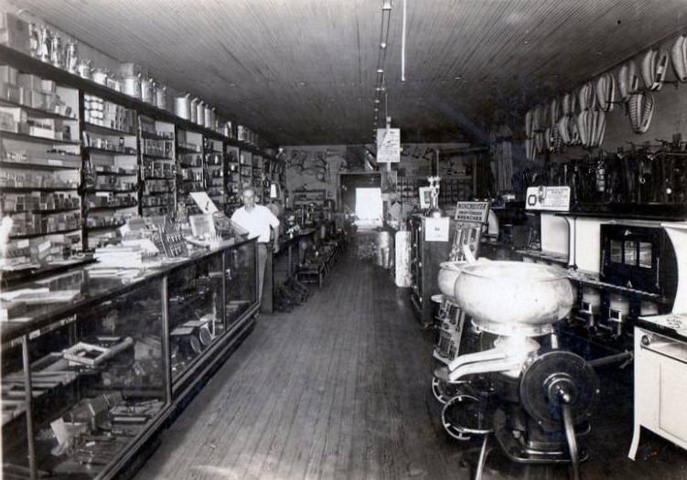 A hardware shop in Jet, Oklahoma