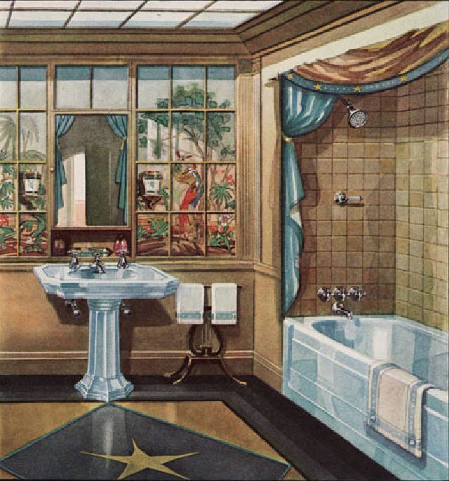 What Bathrooms Looked Like in the 1920s