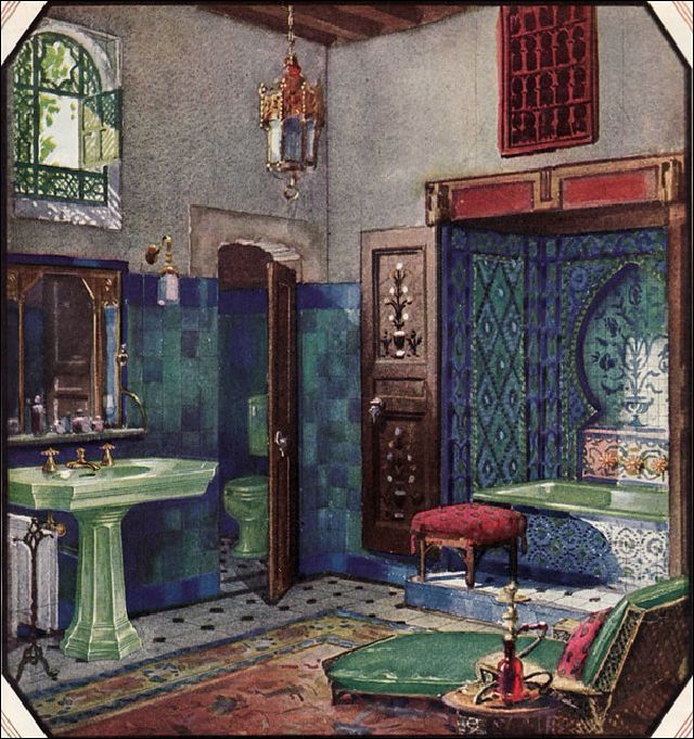 What Bathrooms Looked Like in the 1920s