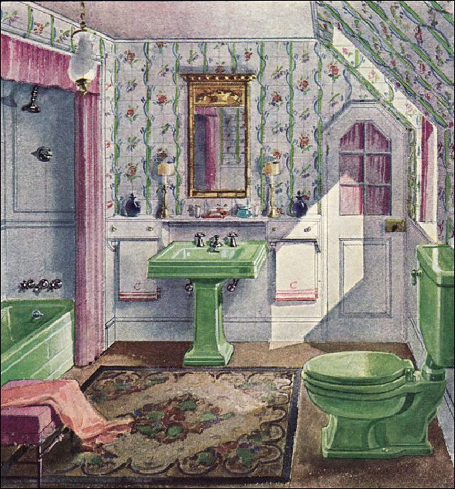 What Bathrooms Looked Like in the 1920s