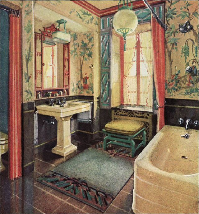 What Bathrooms Looked Like in the 1920s
