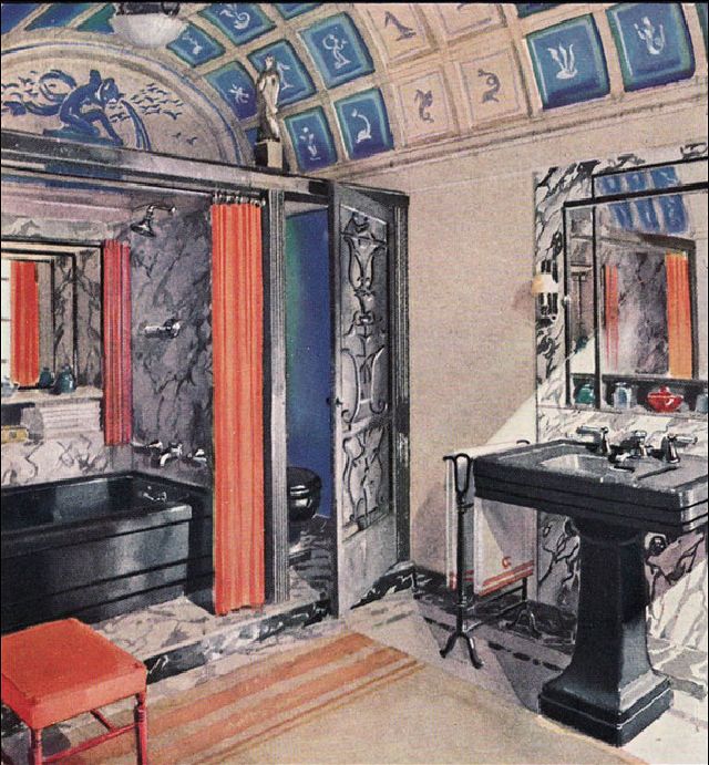 What Bathrooms Looked Like in the 1920s