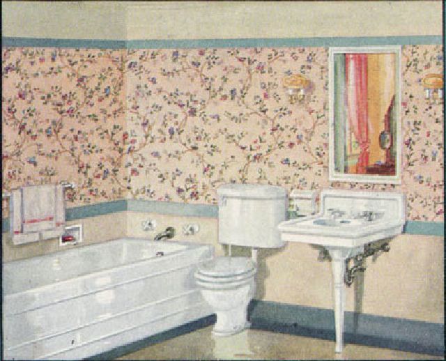 What Bathrooms Looked Like in the 1920s