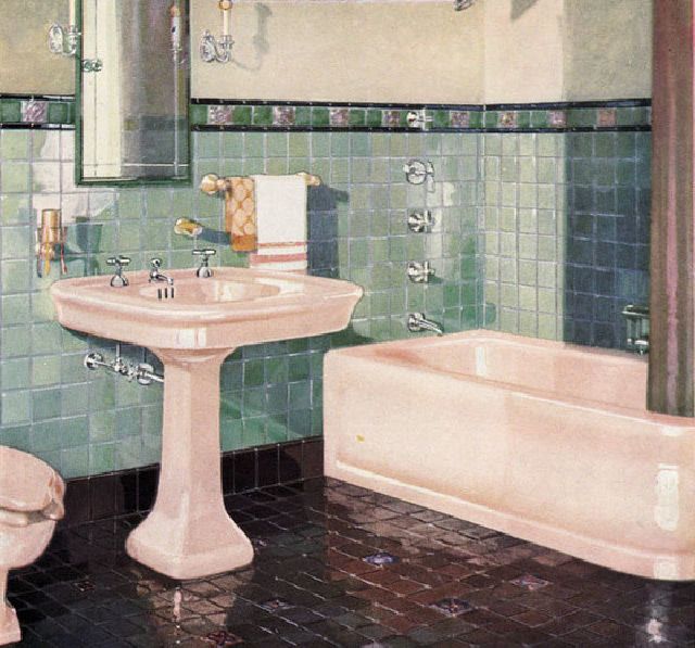 What Bathrooms Looked Like in the 1920s