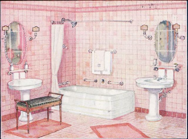 What Bathrooms Looked Like in the 1920s