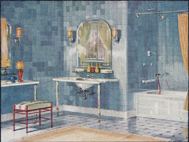 What Bathrooms Looked Like in the 1920s