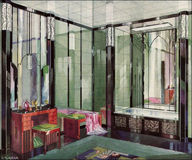 What Bathrooms Looked Like in the 1920s