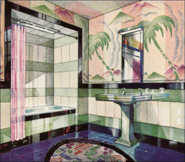 What Bathrooms Looked Like in the 1920s