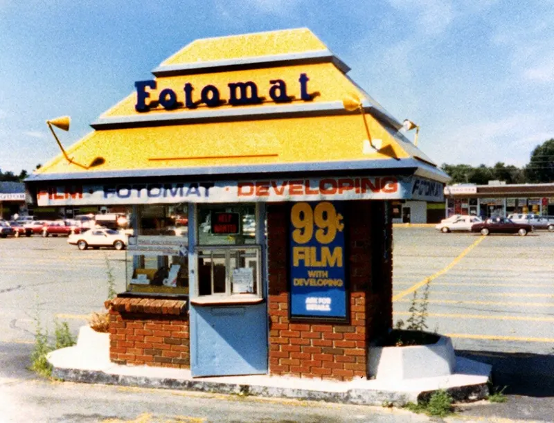 A Fotomat kiosk in Massachusetts in 1987.