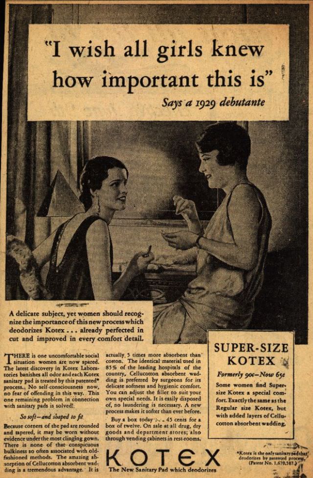 The Hilarious and Eye-Opening World of Early 20th-Century Feminine Hygiene Ads