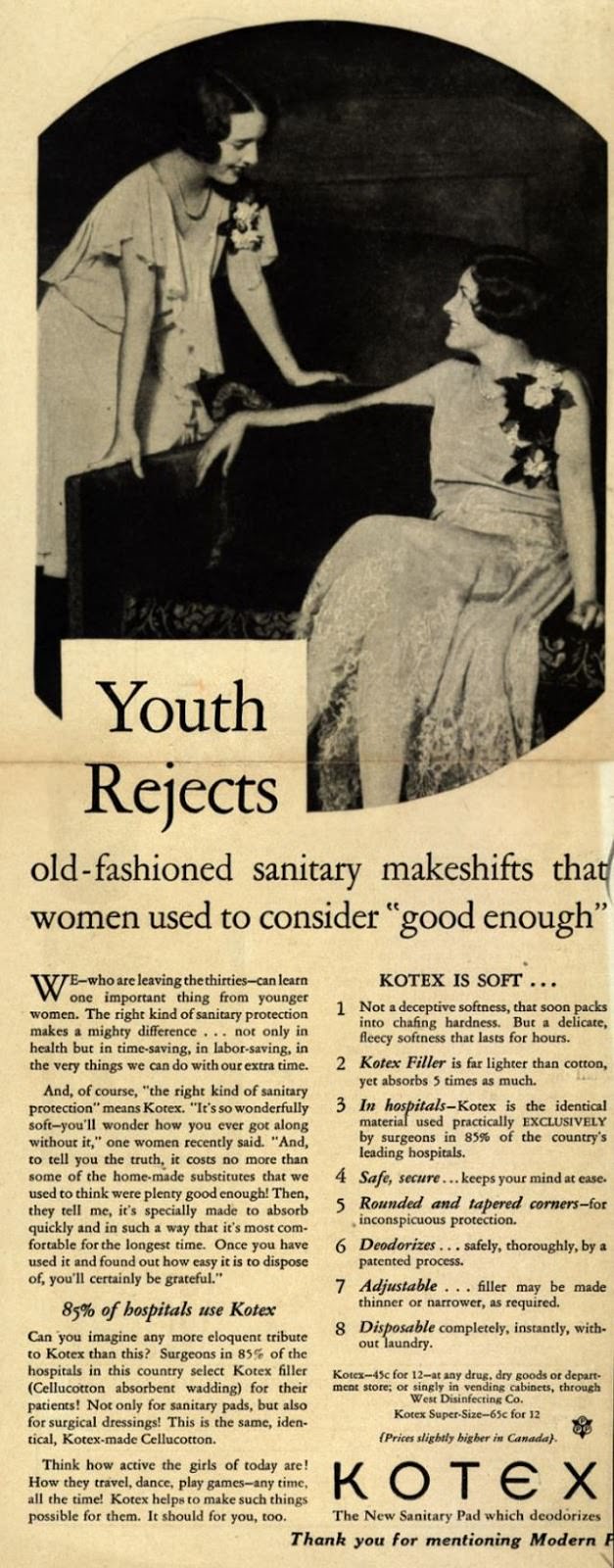 The Hilarious and Eye-Opening World of Early 20th-Century Feminine Hygiene Ads