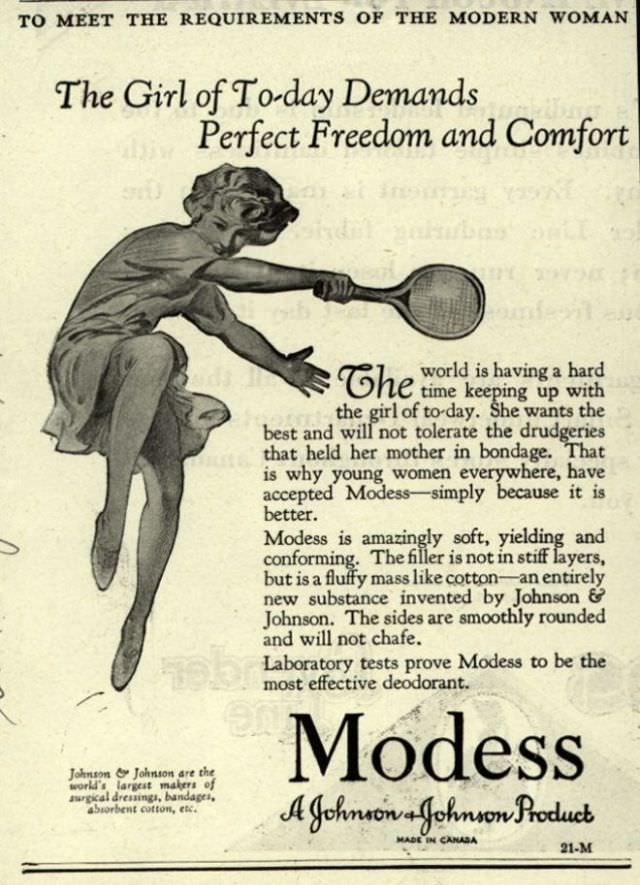 The Hilarious and Eye-Opening World of Early 20th-Century Feminine Hygiene Ads