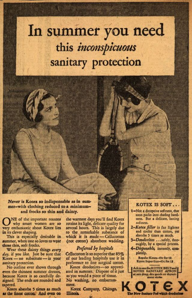 The Hilarious and Eye-Opening World of Early 20th-Century Feminine Hygiene Ads