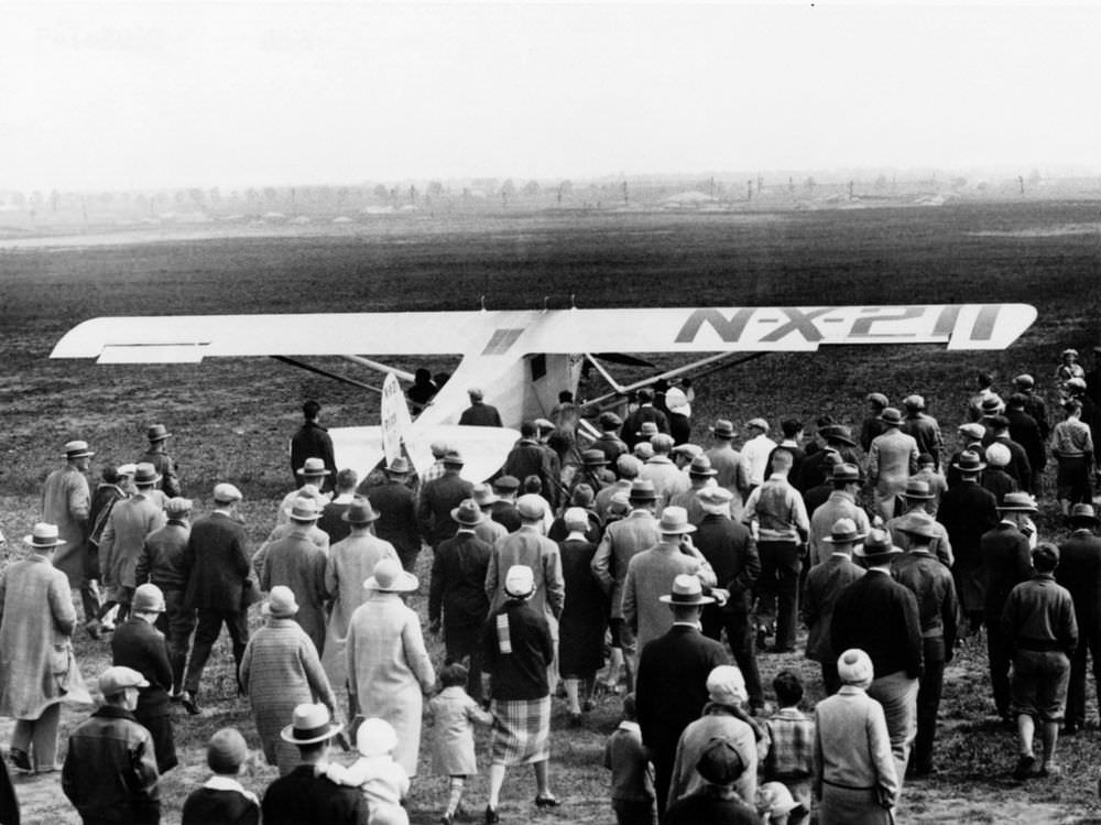 Charles Lindbergh, aviation history, aviation, 1920s