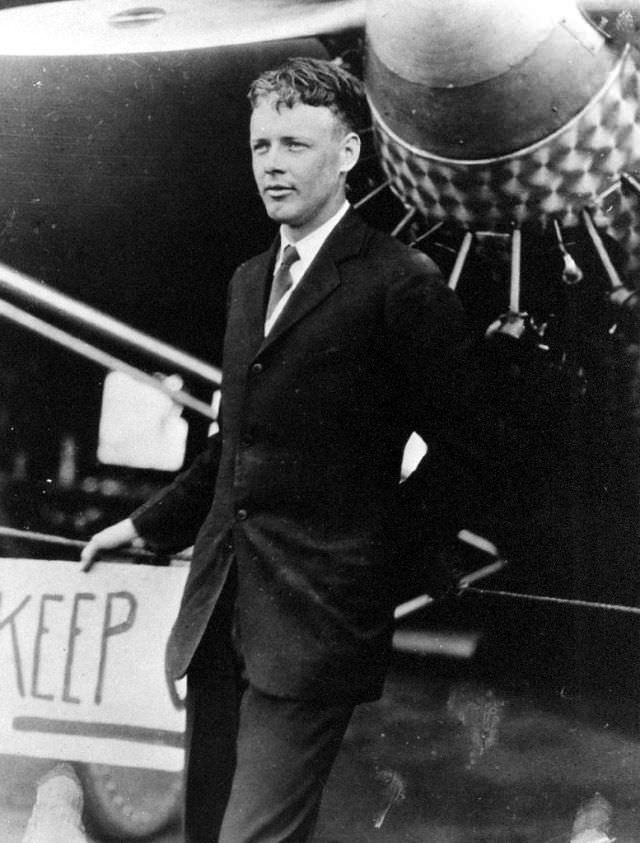 Charles Lindbergh, circa 1927.