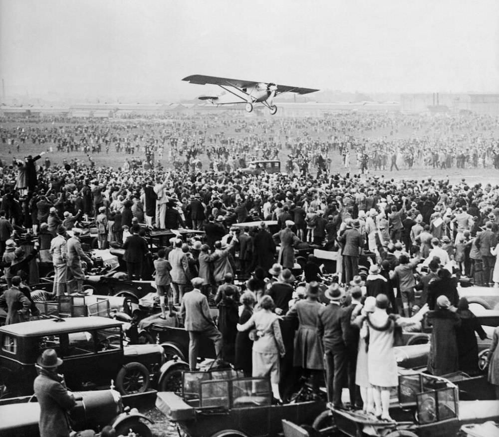 Charles Lindbergh's Aerial Triumph in the World’s First Solo Nonstop Transatlantic Flight