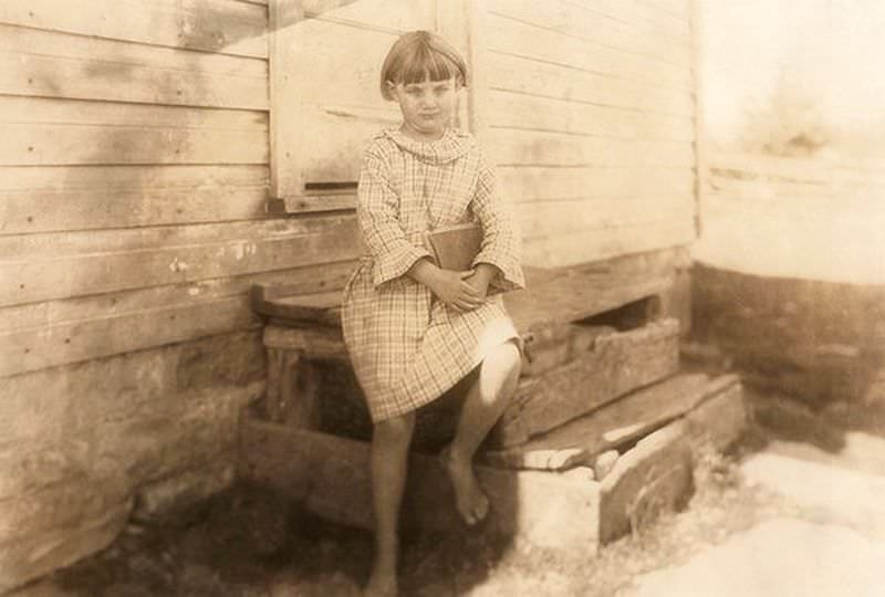 A girl’s first day of school in Pocahontas County, West Virginia, circa 1921