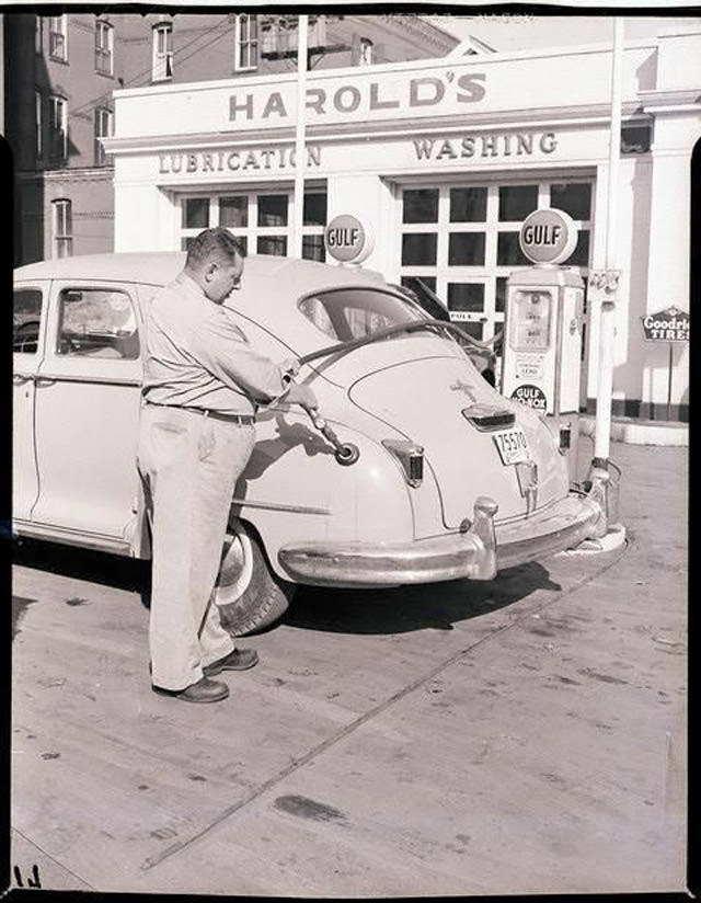 What Gas Stations Looked Like Through the Lens of the Past Century