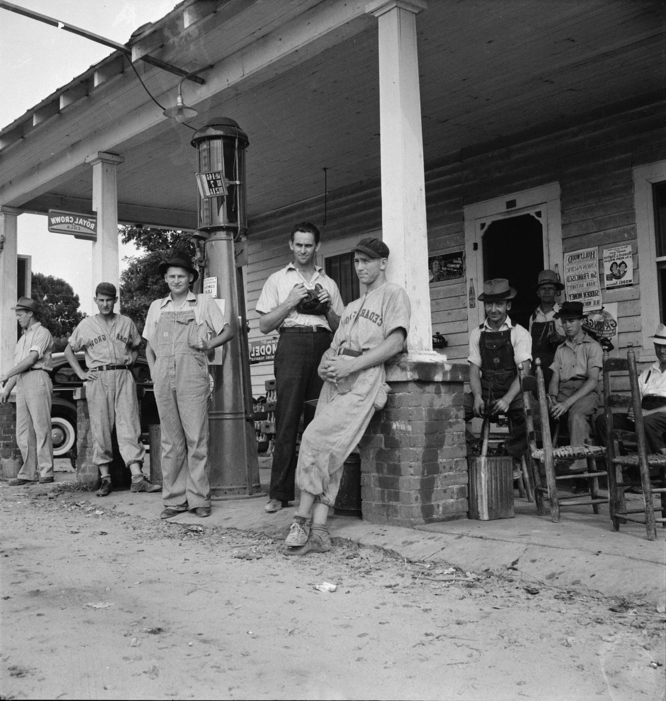 Fourth of July Community Gathering at a North Carolina Gas Station