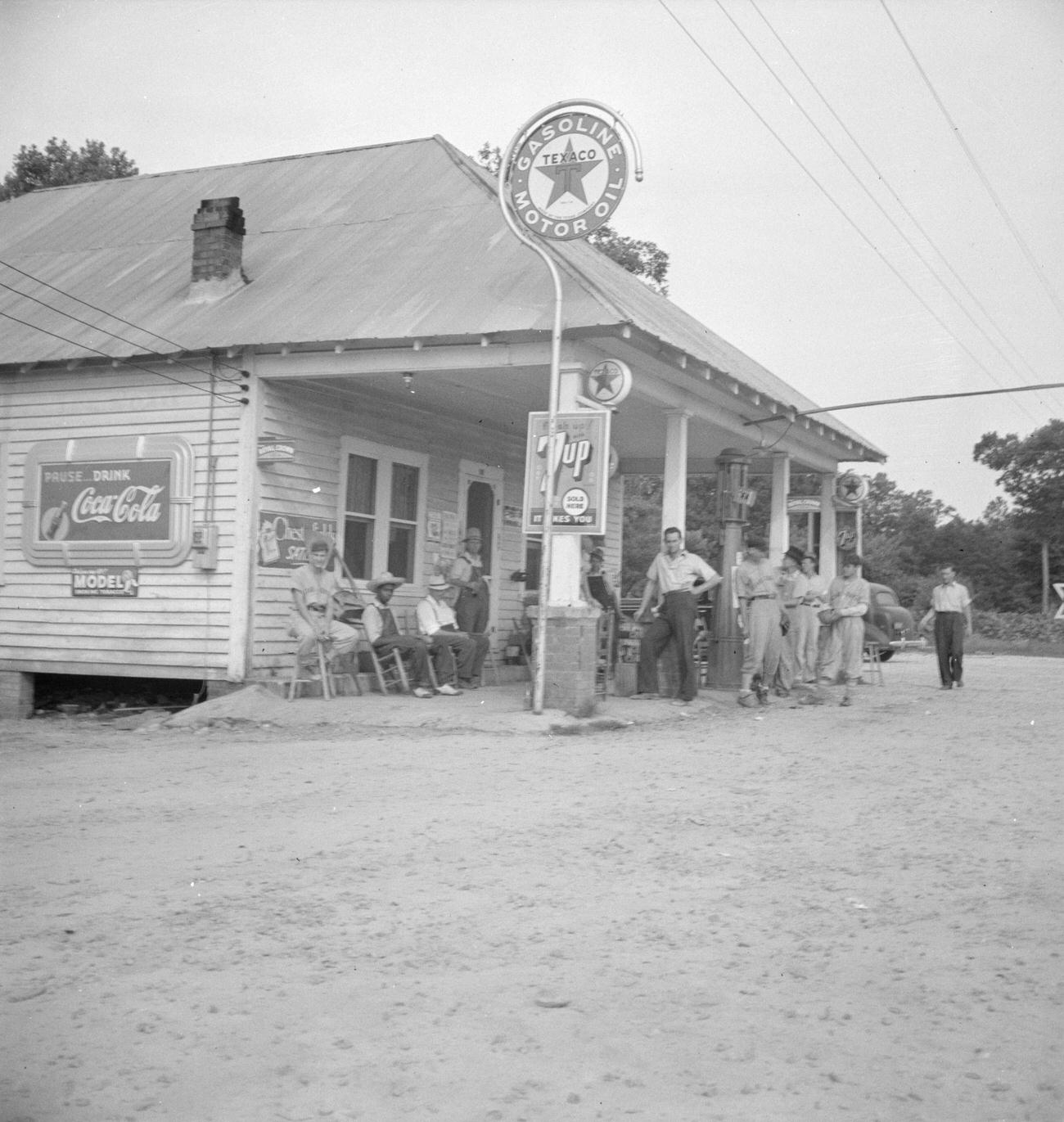 Community Gathering at North Carolina Gas Station on Fourth of July