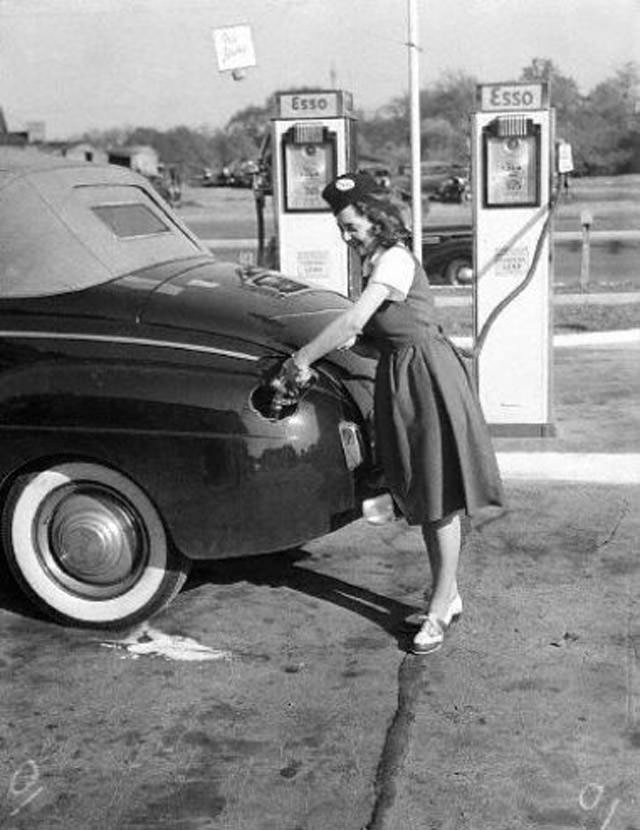 What Gas Stations Looked Like Through the Lens of the Past Century