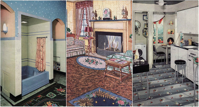 House interiors, 1930s