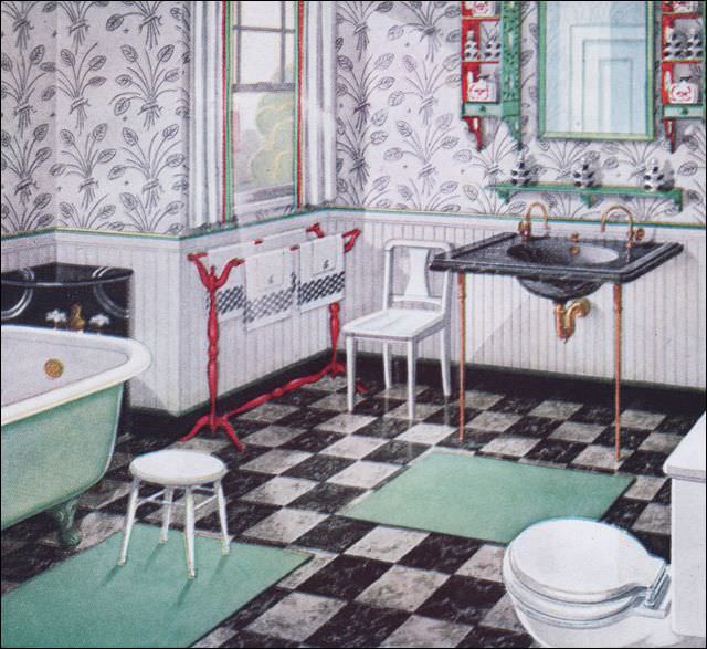Bathroom design from 1931
