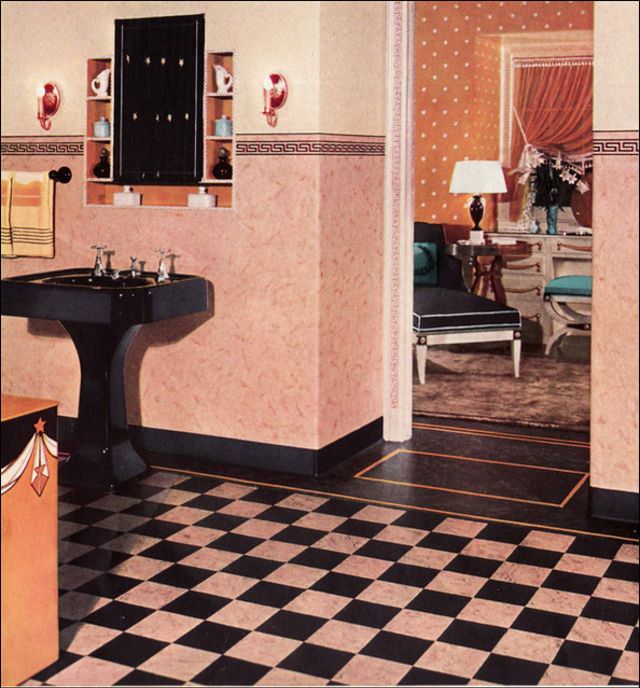 Bathroom design from 1933
