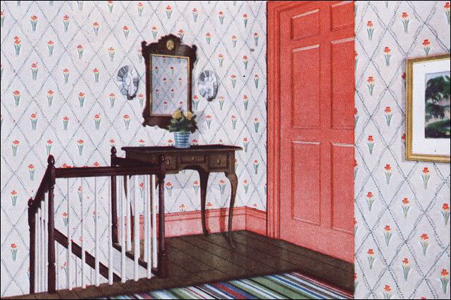 Imperial wallpaper design, 1934