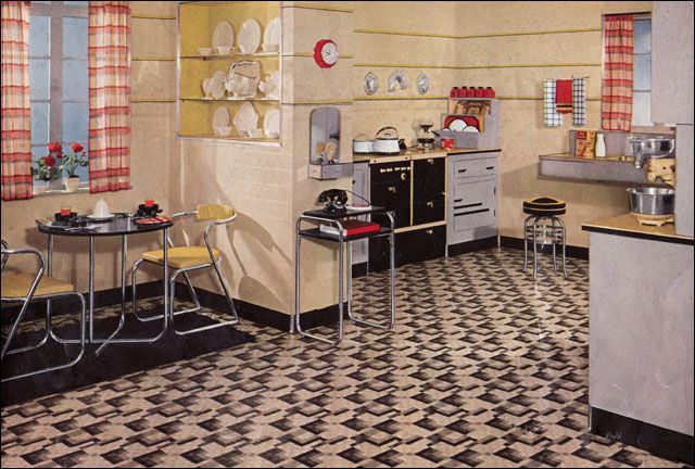 Modern Armstrong kitchen, 1935