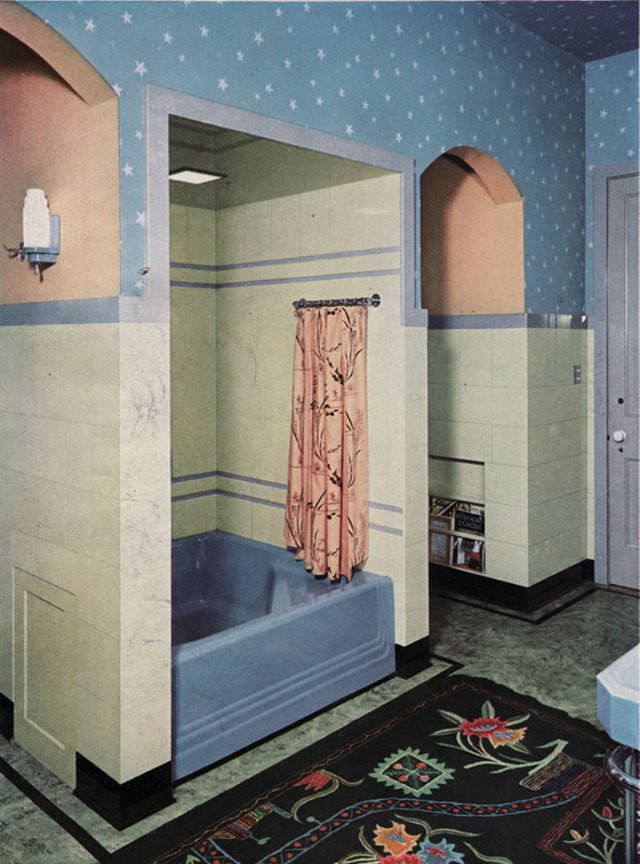 Carrara structural glass bathroom, 1937