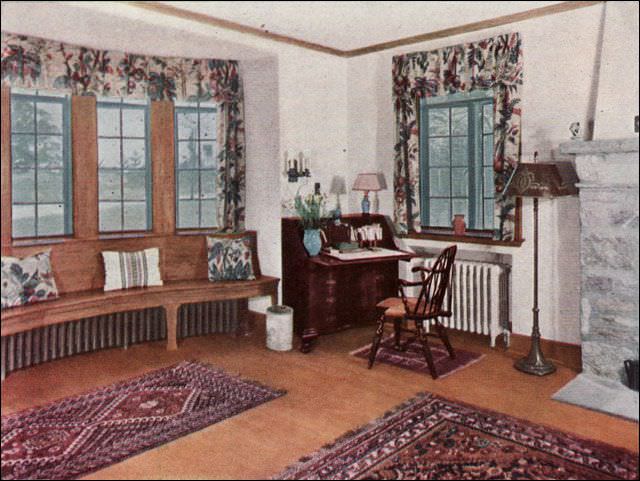 Living room design from 1930