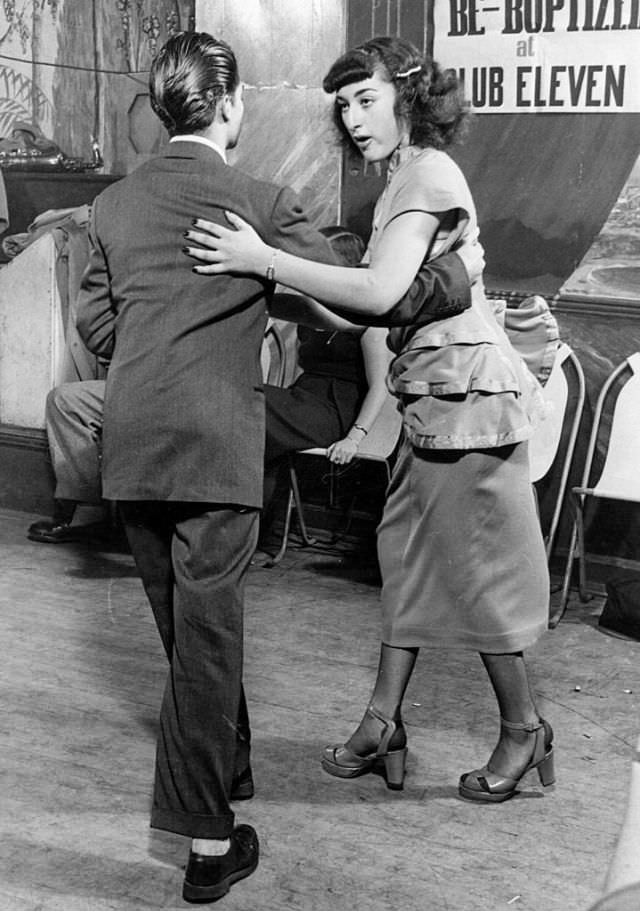 Bebop dancing at Club Eleven, 1949. (Photo by Topical Press)