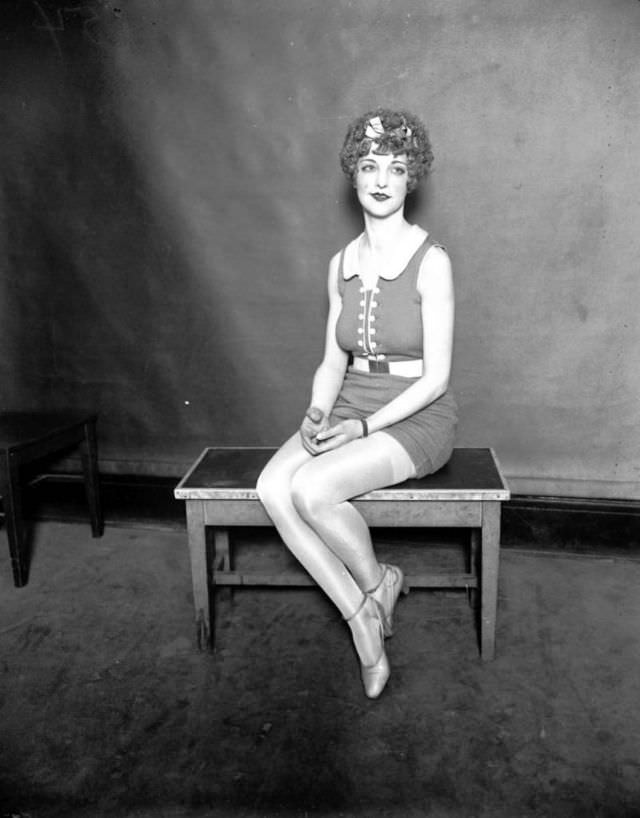 Maebelle Soller at Miss Chicago Contest, 1926