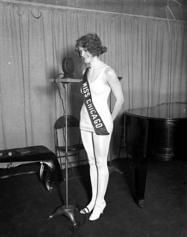 Estelle Kosloff, Disqualified Miss Chicago Winner for Being Married, 1927