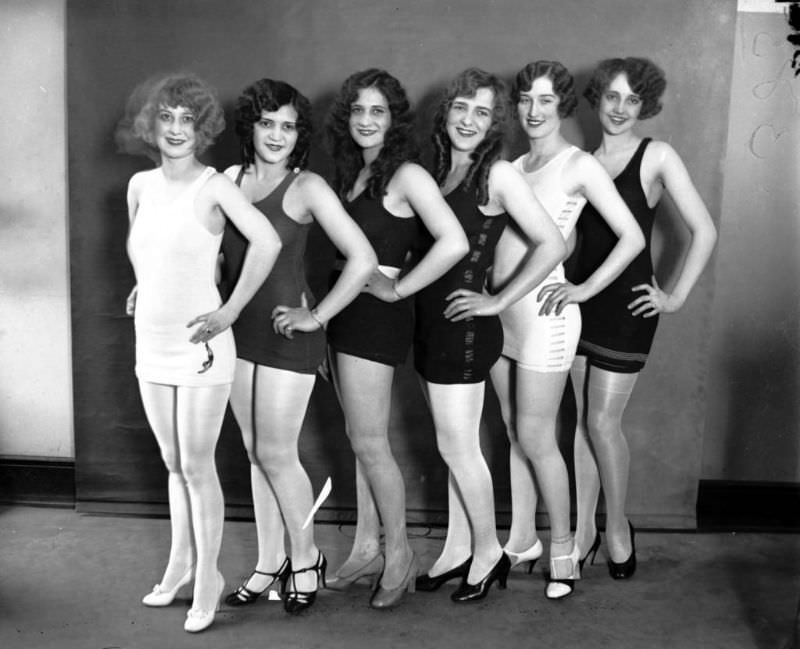 Contestants in Miss Chicago Contest, 1927