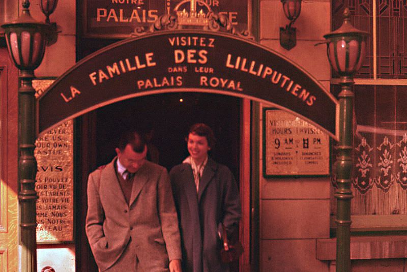Guests at Les Palais des Nains “The Midgets Palace”.