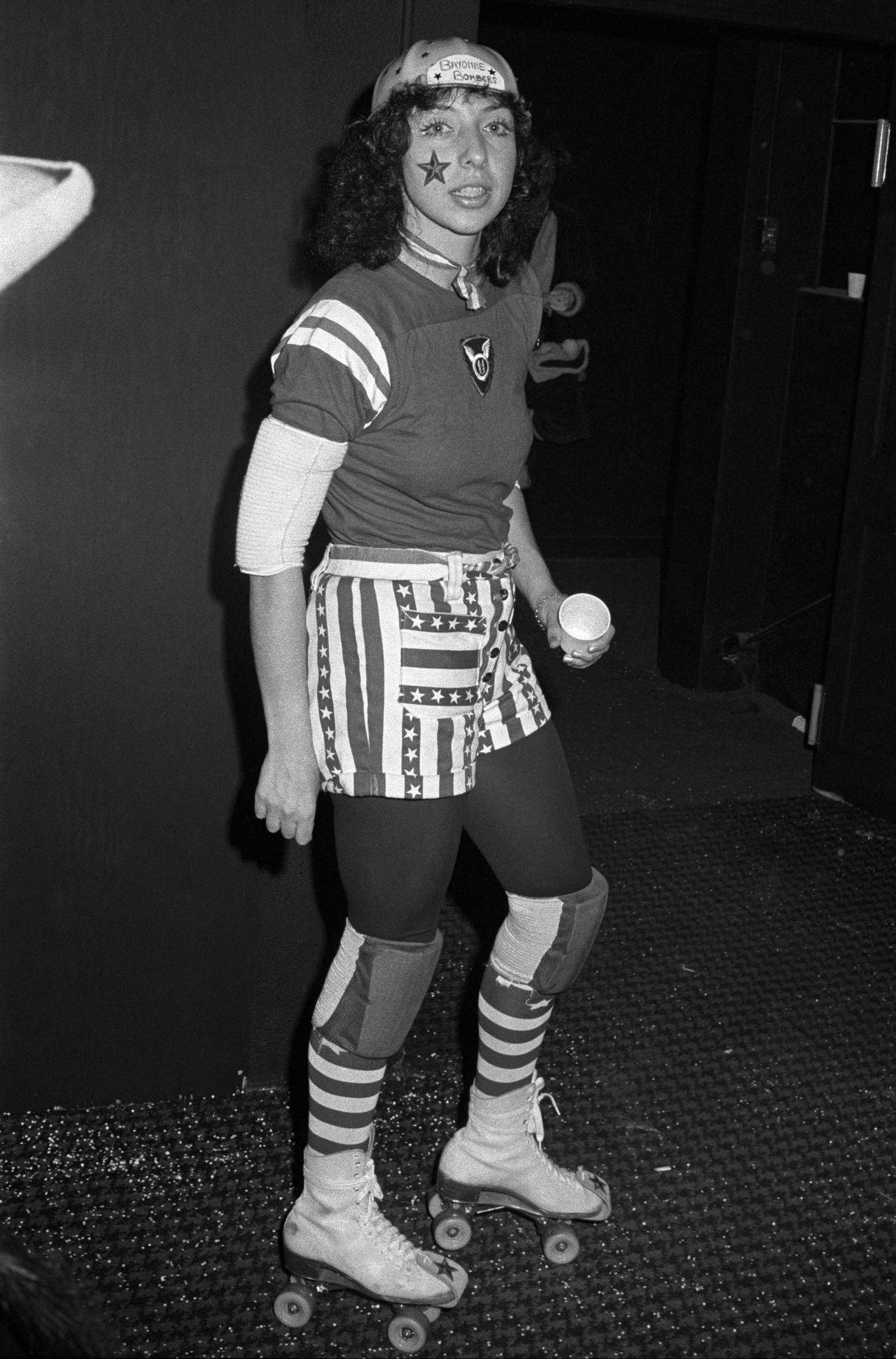 Roller Derby Girl at Paradise Ballroom, Los Angeles, 1983