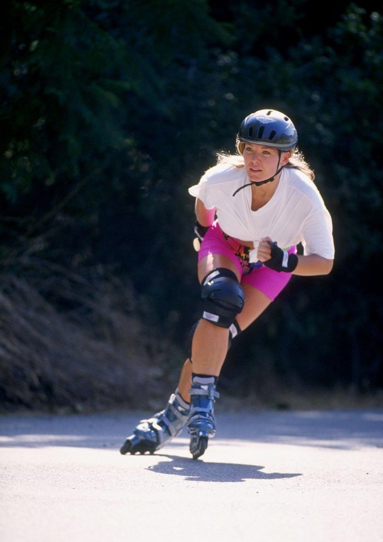 Woman on Rollerblades, 1994