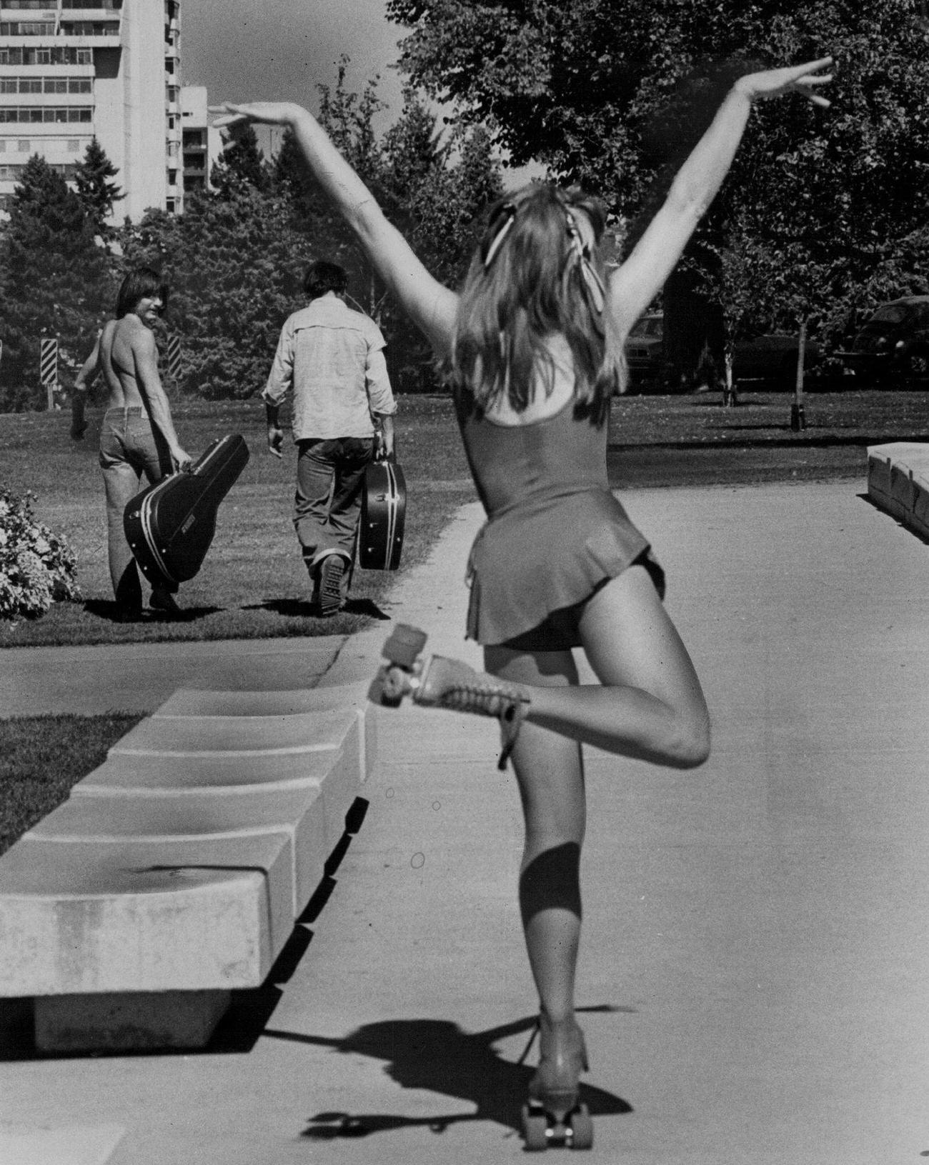 Admiring Glances at Roller Skating, 1979