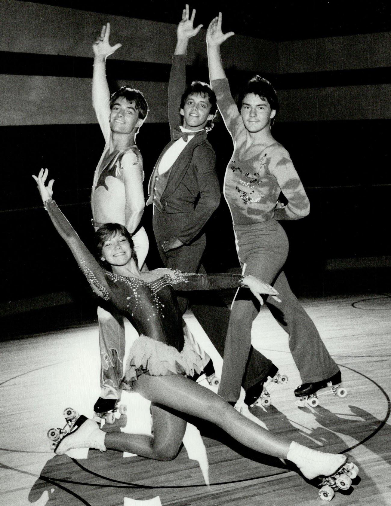 Canadians Head to World Rollerskating Championships, 1982