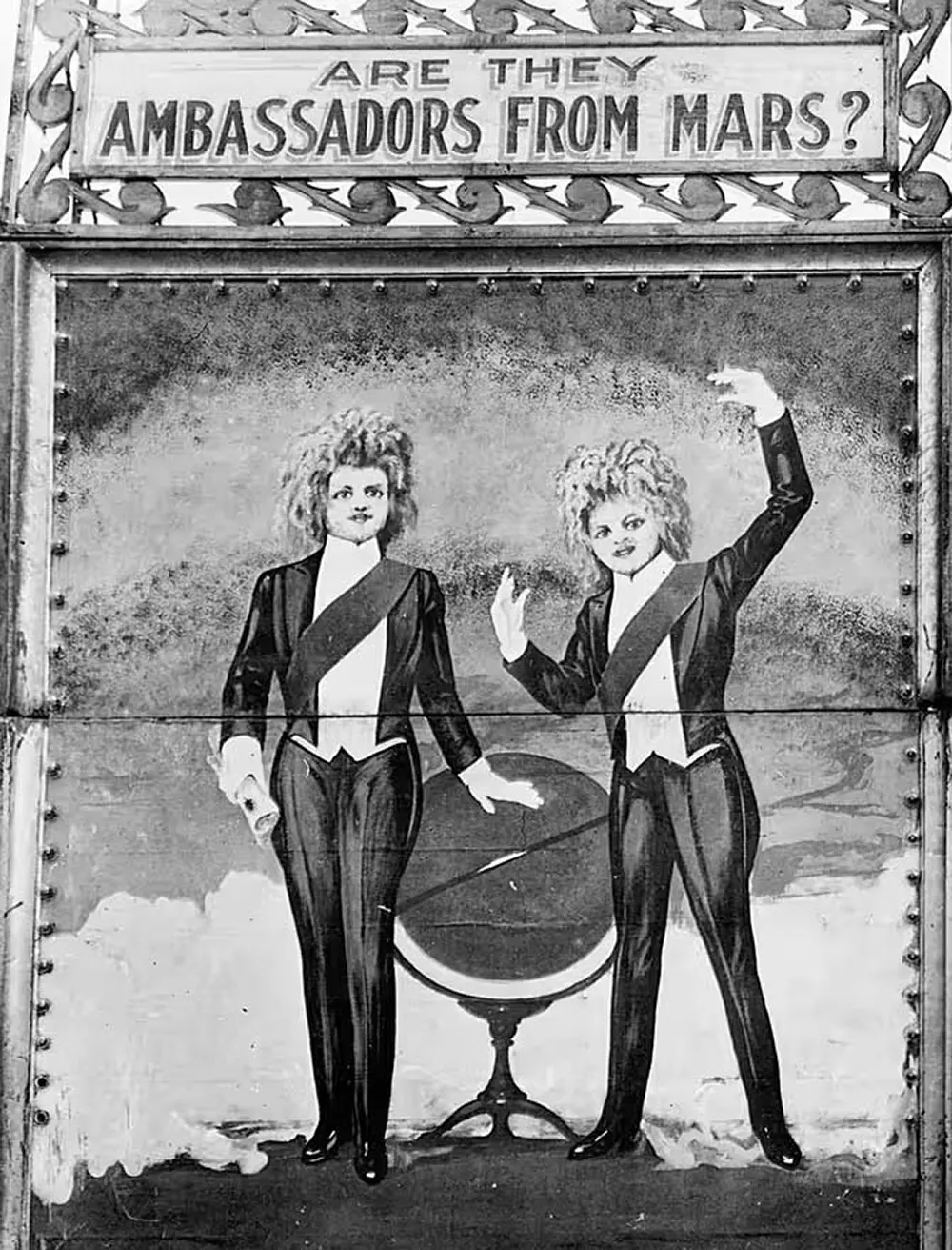 George and Willie were displayed under an array of humiliating names, complete with absurd backgrounds tailored to lure audiences.