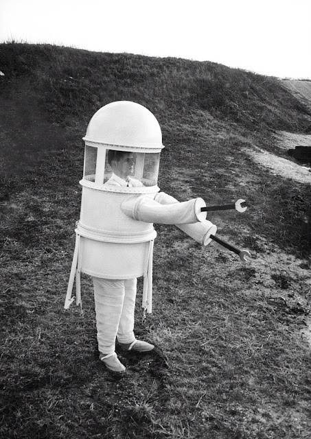 Republic Aviation Corporation's Space Suit for Airless Moonscape Walks, 1960