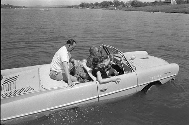 President Johnson's Amphibious Car Prank, 1965