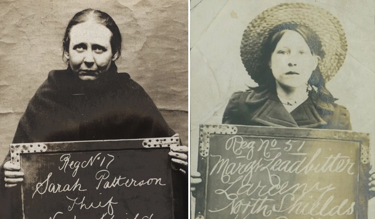 Edwardian Women Mugshots 1900s