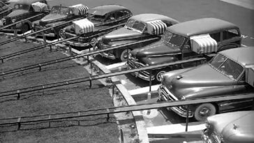 Food Tray Rails 1950s