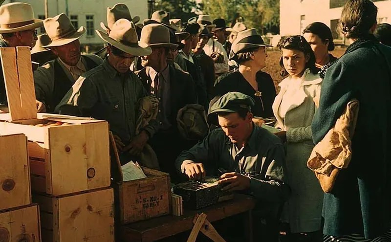 Great Depression Colorized photos