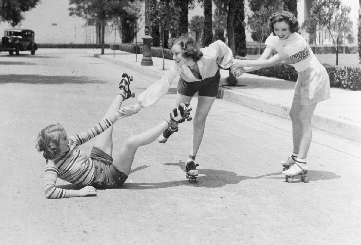 Roller-Skating Girls